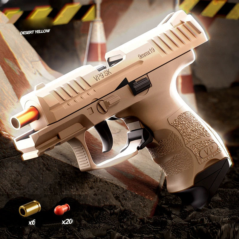 Colt Automatic Shell Ejection Pistol Laser Version Toy Gun For Adults Kids Outdoor Games dh5727163