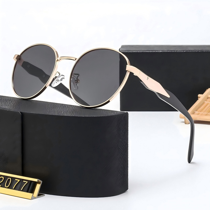 PA Designer Sunglasses Fashion Classic Women's Metal Leg Sunglasses Comfortable to Wear Outdoor Beach Travel Photography UV Protective Sunglasses High Quality