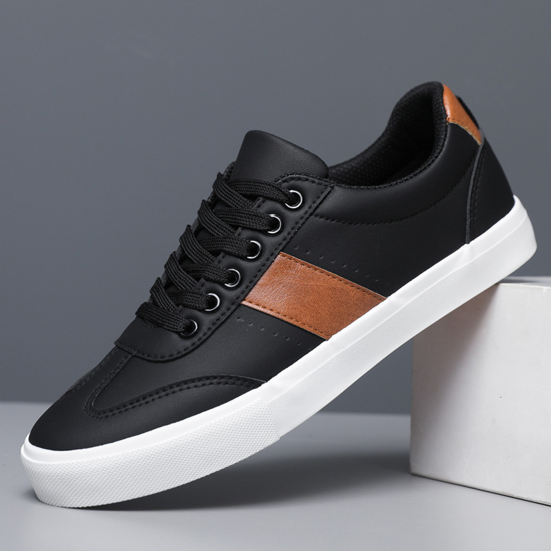 Designer Shoes 2025 Spring Korean Style Sneakers Men's Versatile Trendy Shoes Breathable Casual Shoes Low-top color-blocking men's shoes free shipping