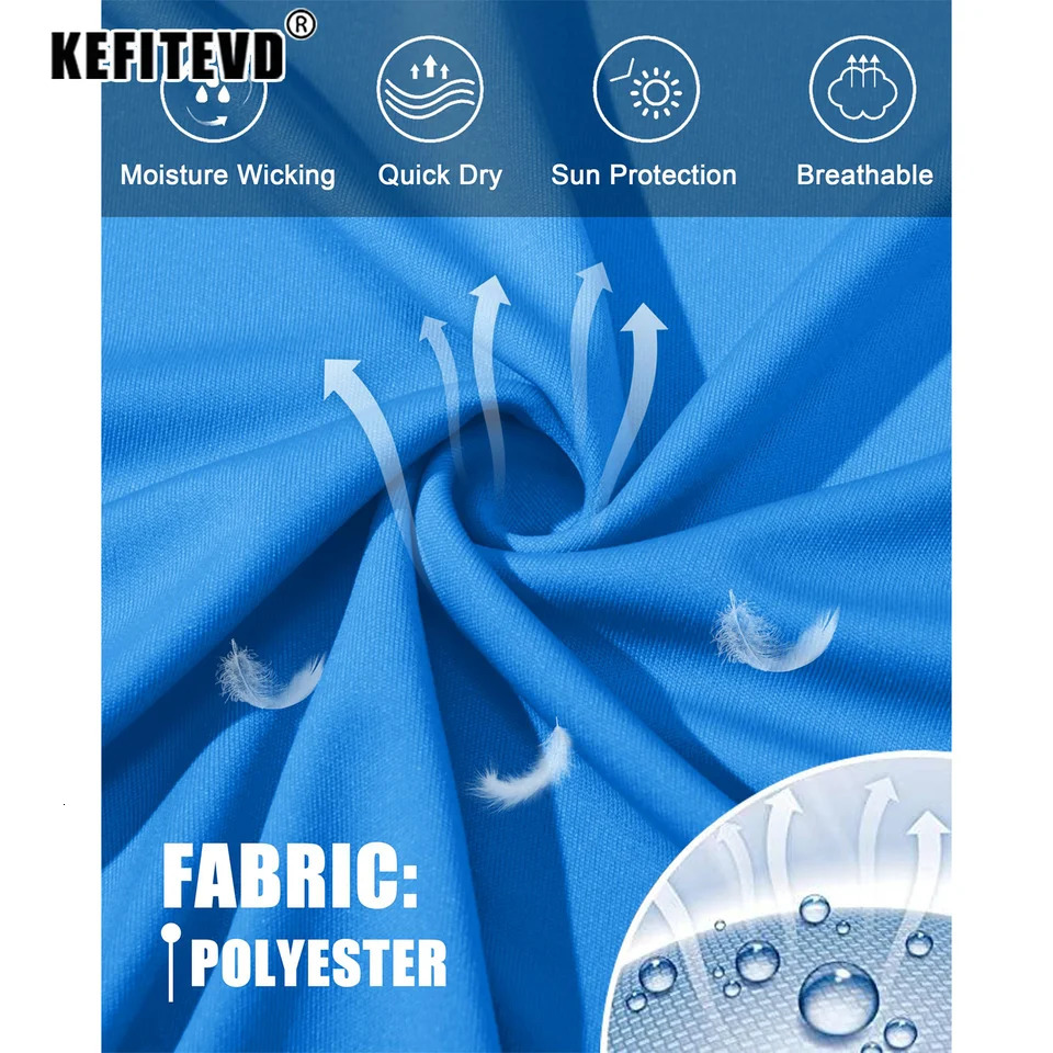 KEFITEVD Mens UV Sun Protection UPF 50 T Shirts Long Sleeve Rash Guard Workout Quick Dry for Hiking Fishing Swimming 250908
