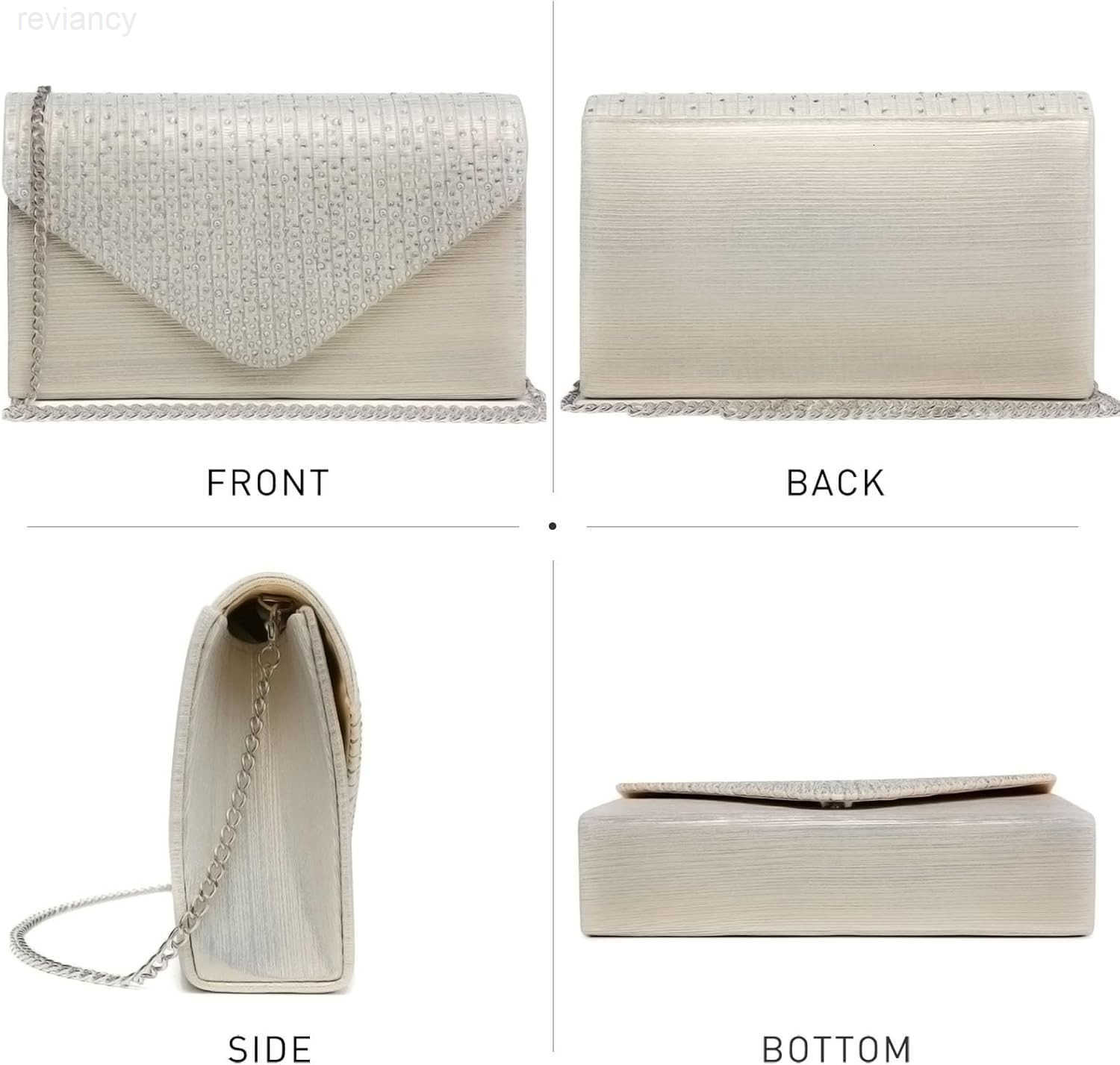 Ladies Frosted Satin Evening Clutch Purse Bag Crossbody Handbags Party Prom Wedding EnvelopeW250908