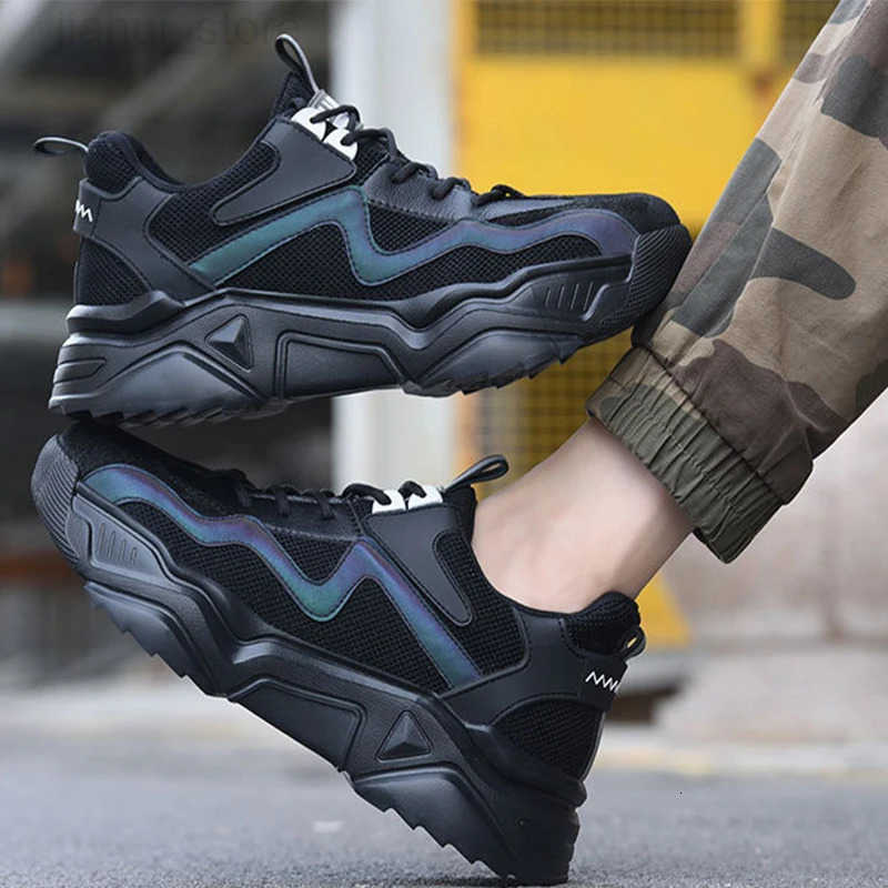 Waliantile Safety Shoes For Men Breathable Protective Working Boots Comfort Antismashing Steel Toe Indestructible Sneakers Male M250908