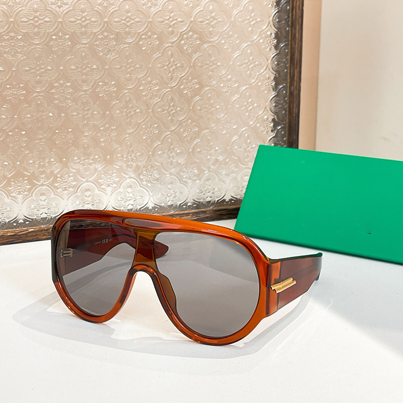 Fashion oversized sunglasses luxury thick plate one lens BV1345S men and women designer sunglasses UV-proof outdoor sports goggles