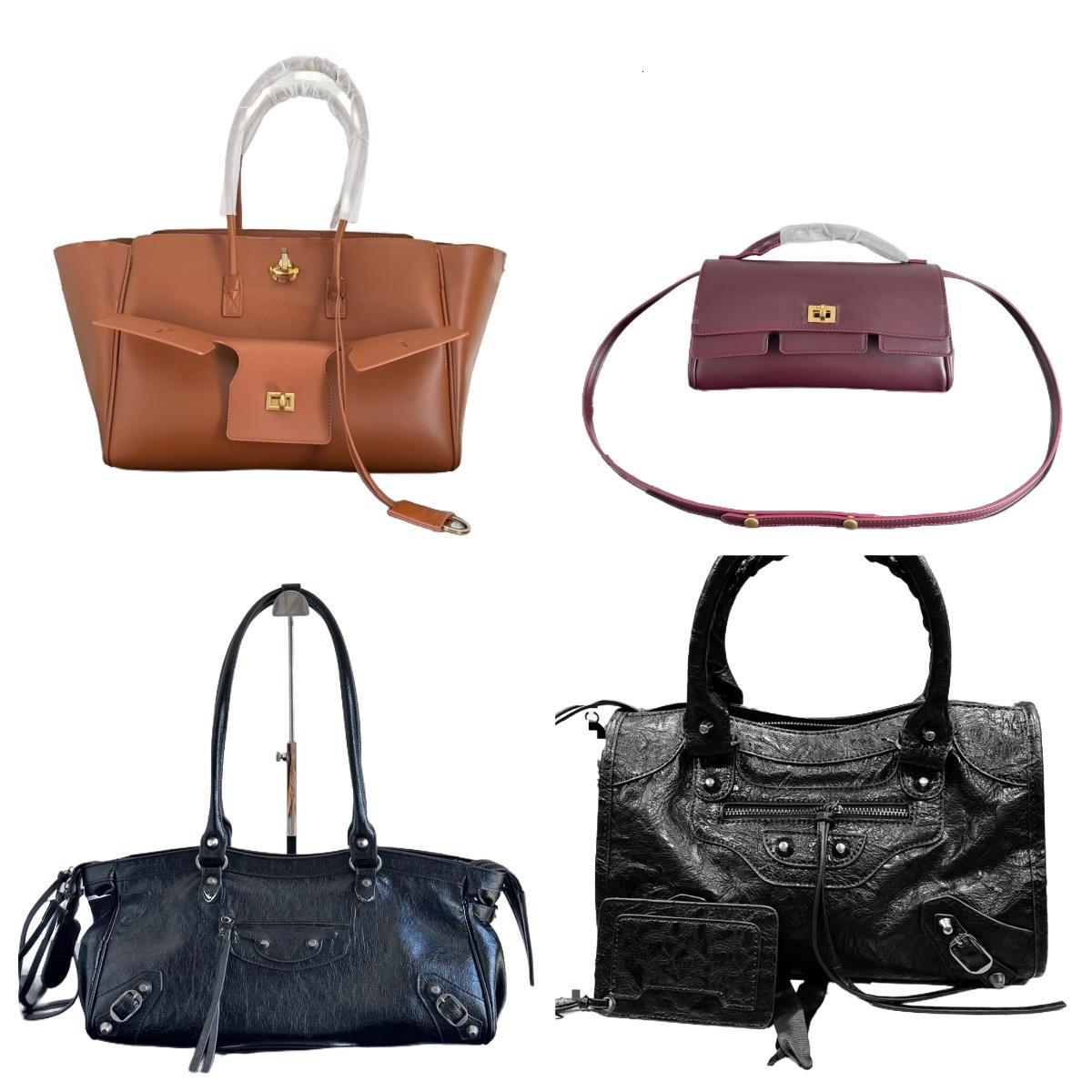 Designer Fashion Mirror Quality Classic Series Of Motorcycle Bag Sheepskin Tote Bag Shopping Bag Handbag Free Shipping