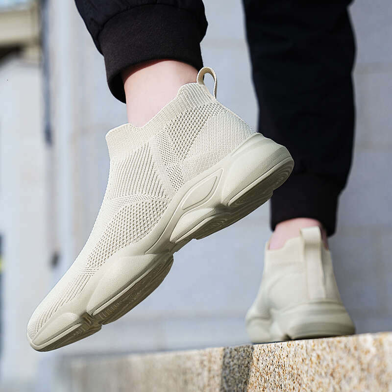 All Season Sock Shoes Outdoor Jogging Men's Sneakers Fashion soft comfortable breathable non slip wear resistant Male casual shoes