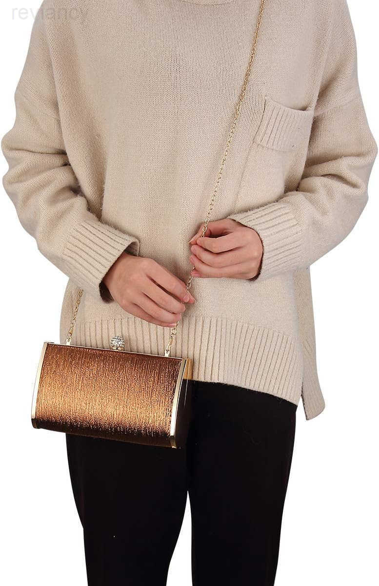 Women Evening Clutch Bags Metal Frame Evening Bag Night Purse Handbag Wedding Prom Party Cocktail Bridal ClutchesW250908