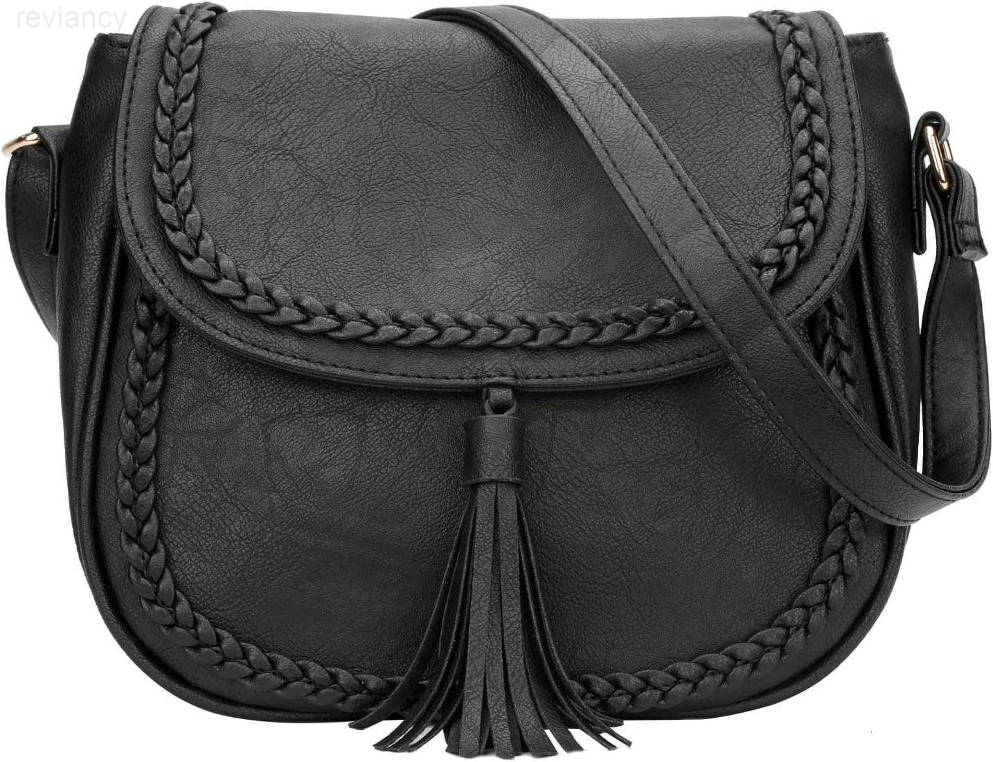 Casual Flap Saddle Crossbody Bags for Women Purses and Handbags with TasselW250908