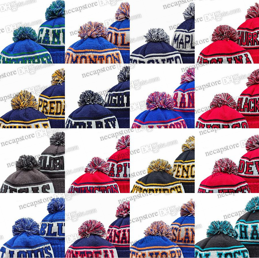 Designer Baseball cap Casquette Luxe Bonnet Beanies Winter Sport Knit Hat Hockey Vintage Skull Caps Full Closed hats Warm Women Knitted Pompom Beanie Hat DHLJ-1