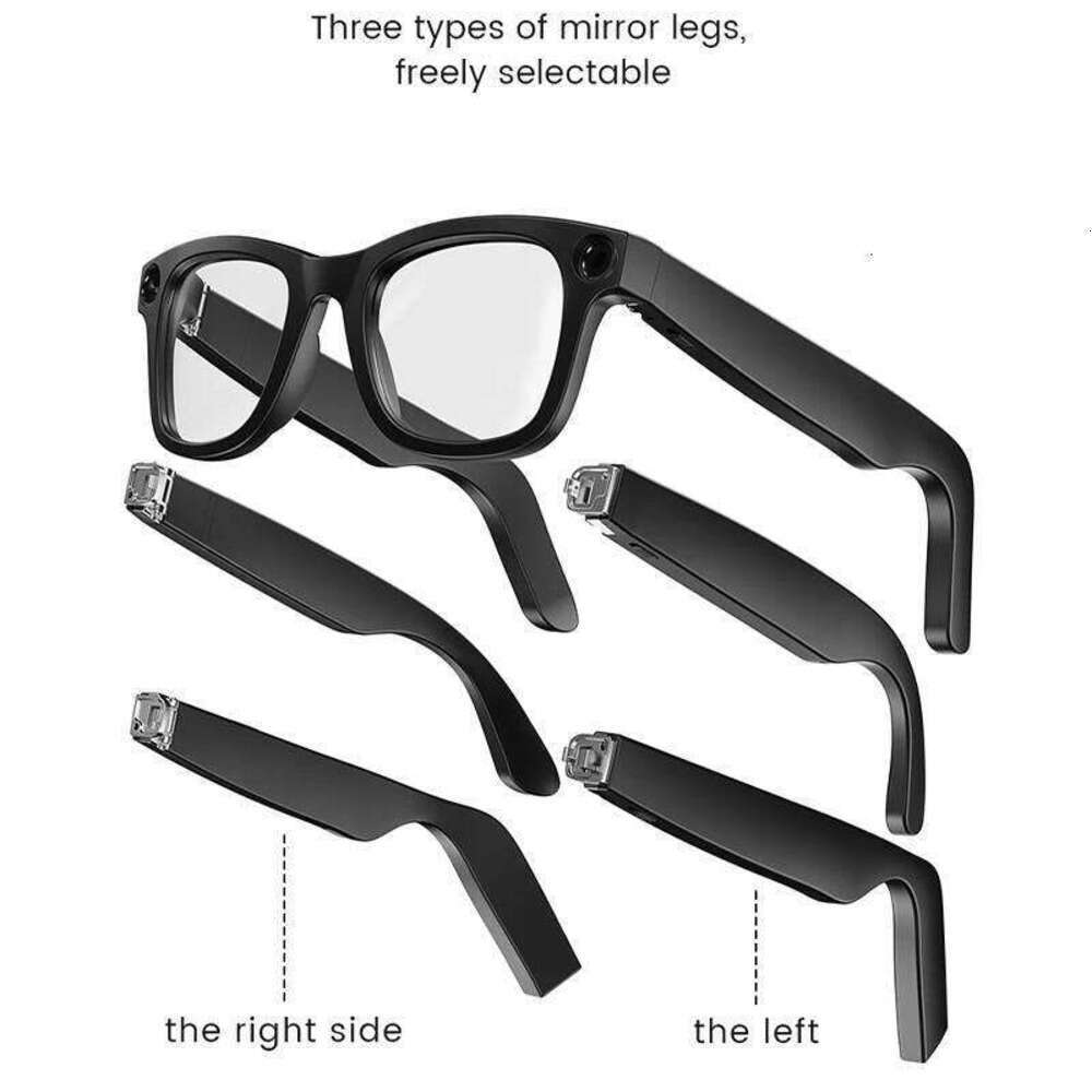 Fashion AI Smart Glasses Sunglasses Men Women wearable Recording Video Photo Translation Wireless Bluetooth Camera Touch Anti Blue Light Shades
