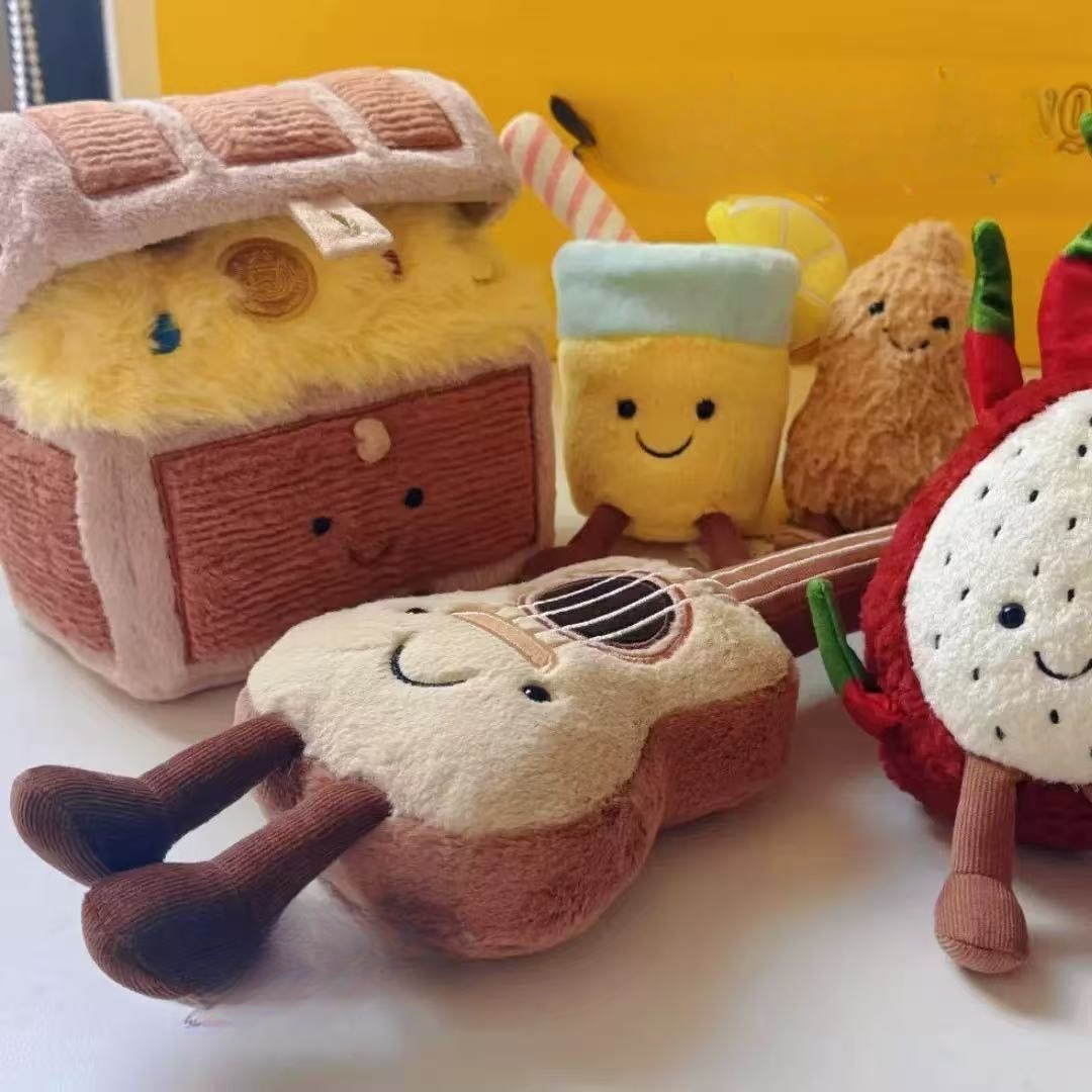 guitar Birthday Preferred Gifts designer dolls tomato Jellys Cat Plush Cotton Keychain Pendant Plush Accessories Doll Car Pendant Holiday Gifts R251027