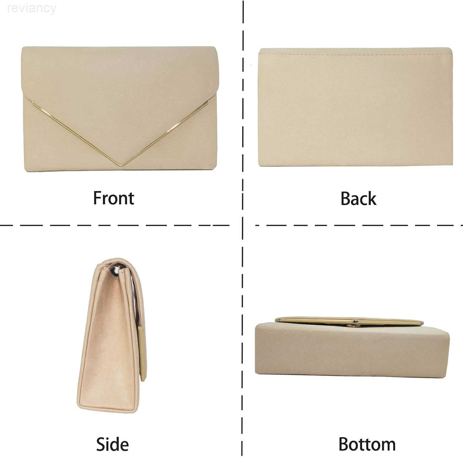 Evening Bags Women Clutch Purse Small Cute Classic Envelop Crossbody Handbag for Formal Wedding Party with Detachable ChainW250908