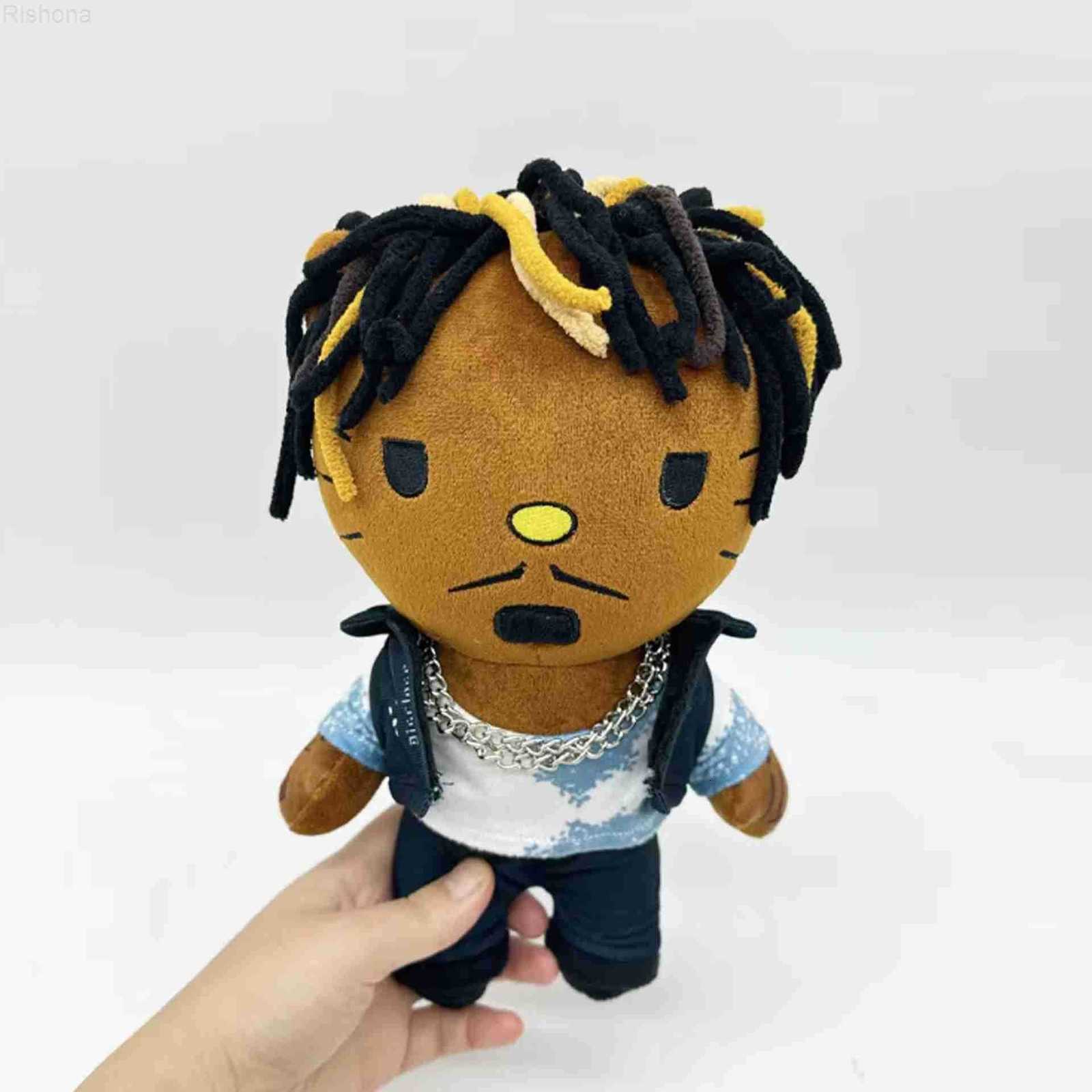 Sanrio Hello Kitty as Juice WRLD Plush Doll Plushies Soft Stuffed Toys 25cm Cute Kids Boys Girls Birthday Christmas Gifts L250908