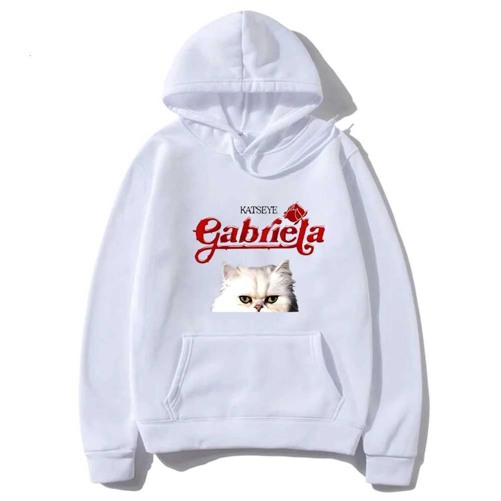 Katseye Gabriela Cat Graphic 2025 Hoodie Men Womens Cute Fashion hip hop streetwear kpop Fleece Clothing Long sleeve pulloversXJ250908