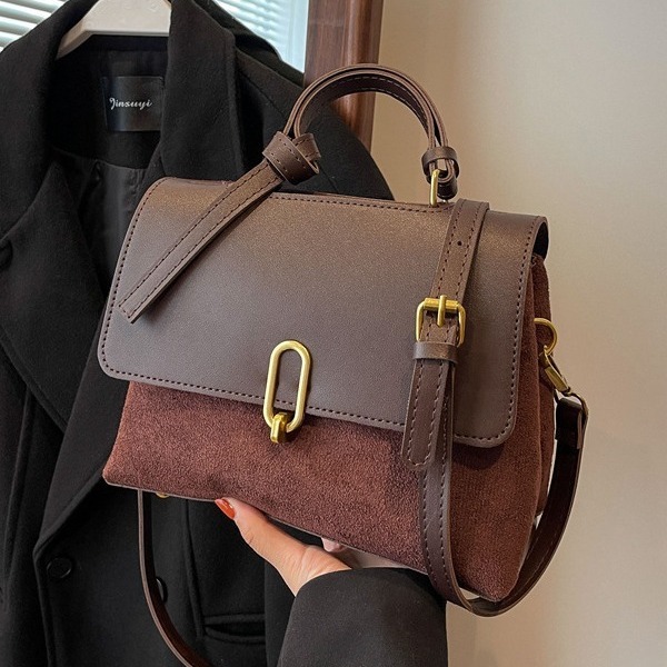 2025 autumn new handbag niche design light luxury elegant style versatile shoulder bag retro women's shoulder bag bag designer bag