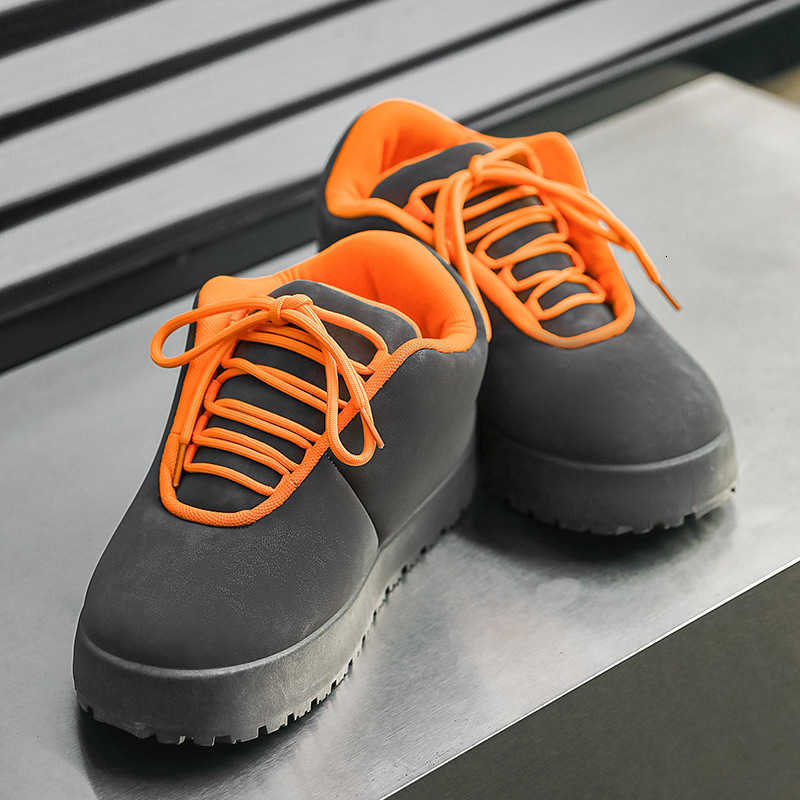 Chunky Sneaker Men Designer Winter Warm Boots Fashion Casual Microfiber Leather Upper Height Increased Flat Platform Board Shoes M250908