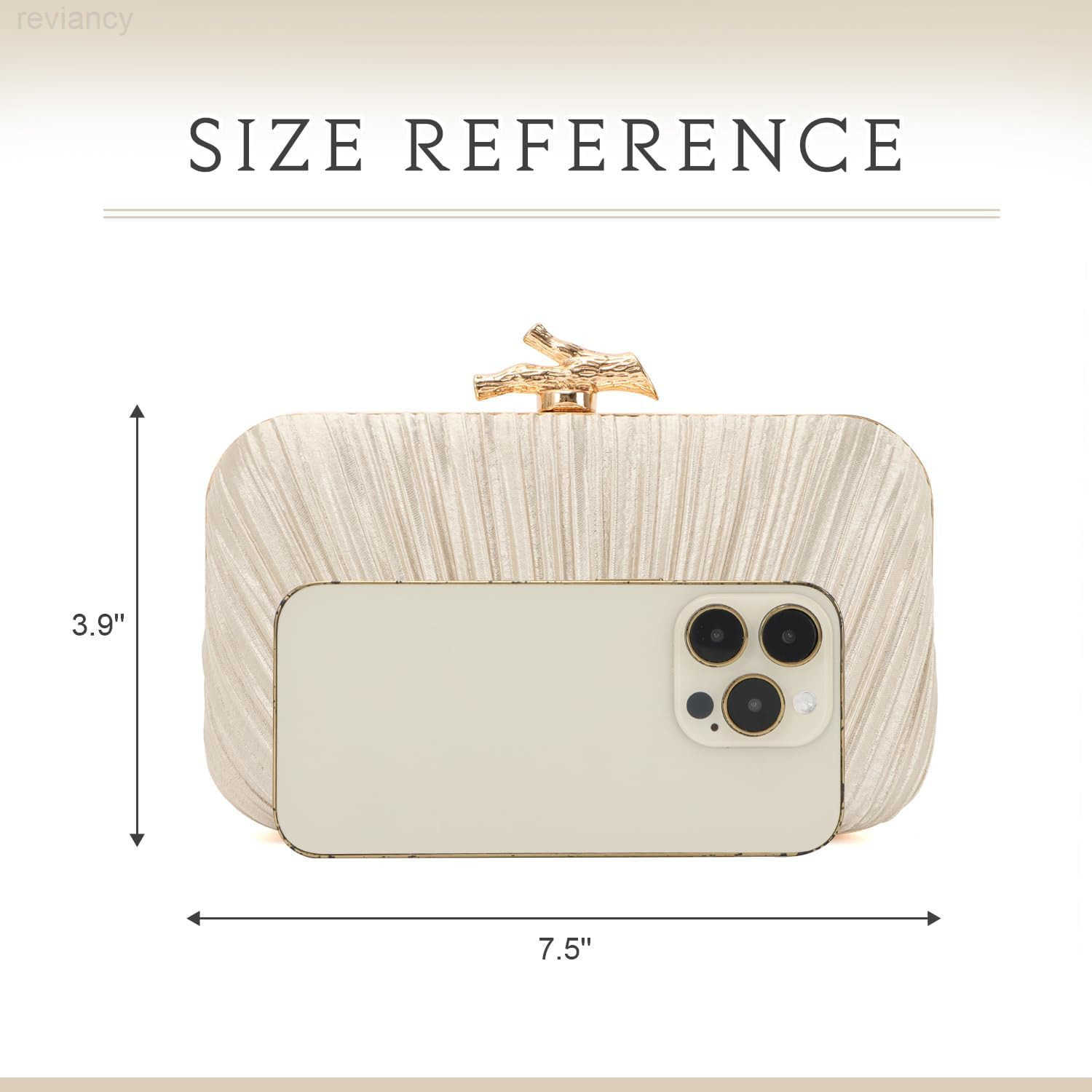 Clutch Purses for Women Evening Bag Pleated Clutch Bag with Chain for Wedding PartyW250908