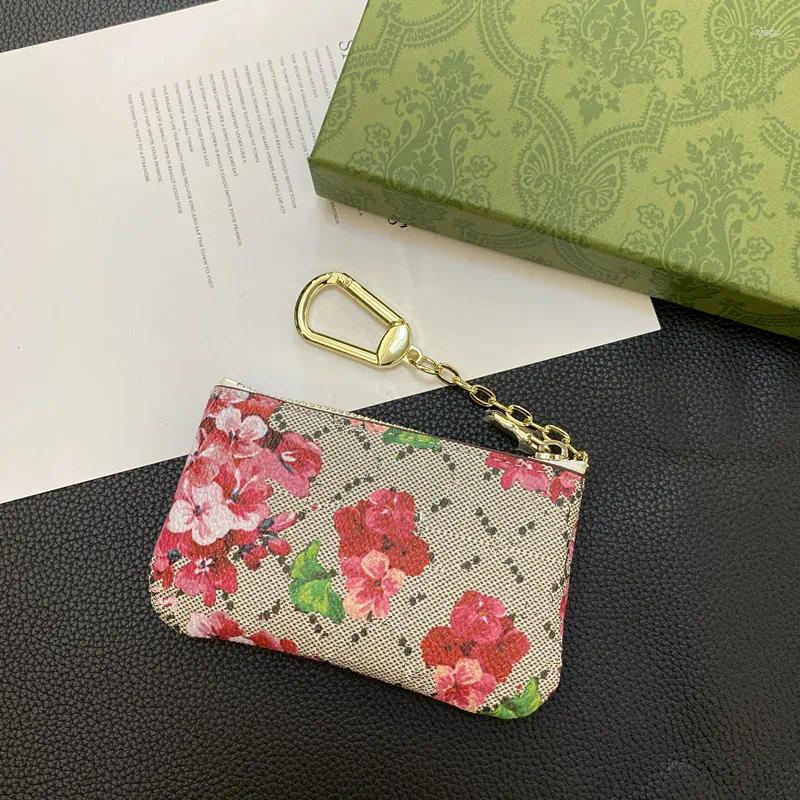 Key Wallets Urious 2025 Ladies' Handcrafted Zipper Wallet - Premium Genuine Leather Compact Organizer For Keys & Coins Coin Card