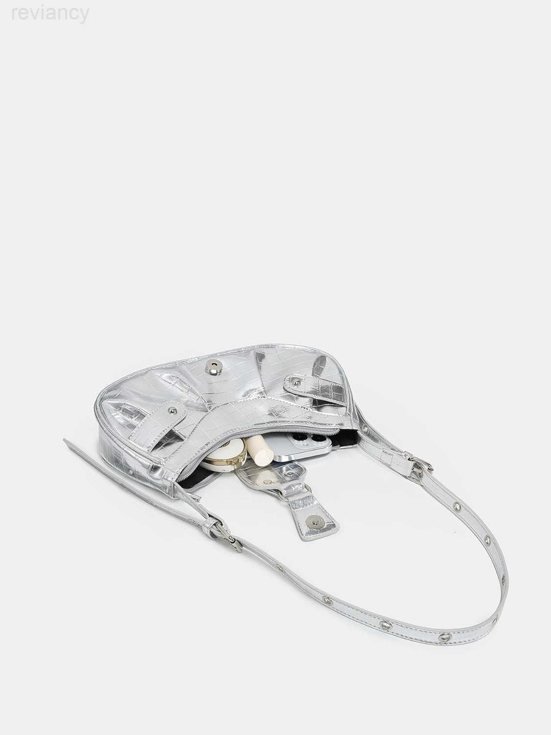 Womens Pleated Hobo Shoulder Bag PU Leather Clutch HandbagW250908