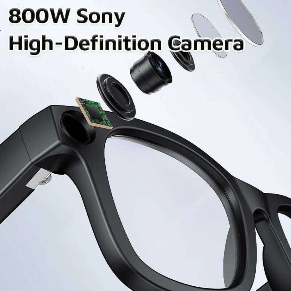 Fashion AI Smart Glasses Sunglasses Men Women wearable Recording Video Photo Translation Wireless Bluetooth Camera Touch Anti Blue Light Shades