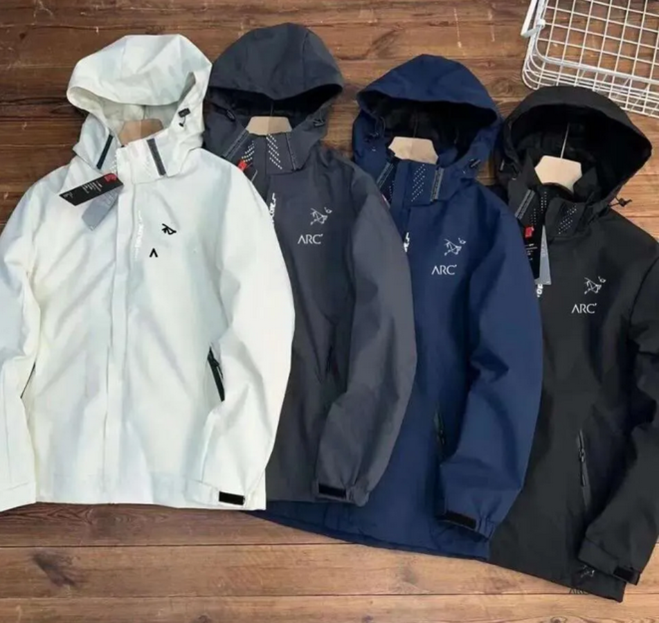 Designer Jackets Men's Casual Jackets sporty Hooded Jacket Outdoor hiking suit comfortable Windproof waterproof Coat printed logo Men classics Jacket AR9085