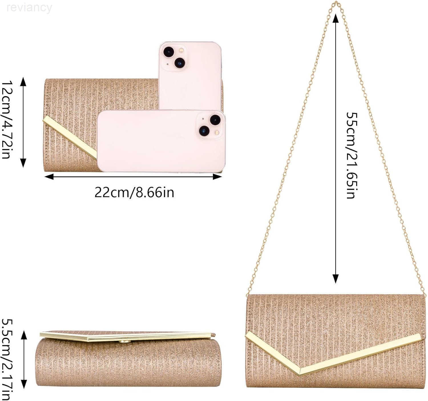 Clutch Purses for Women Shiny Pleated Sequin Envelope Evening Bags for Mothers Day Gifts Party PromW250908