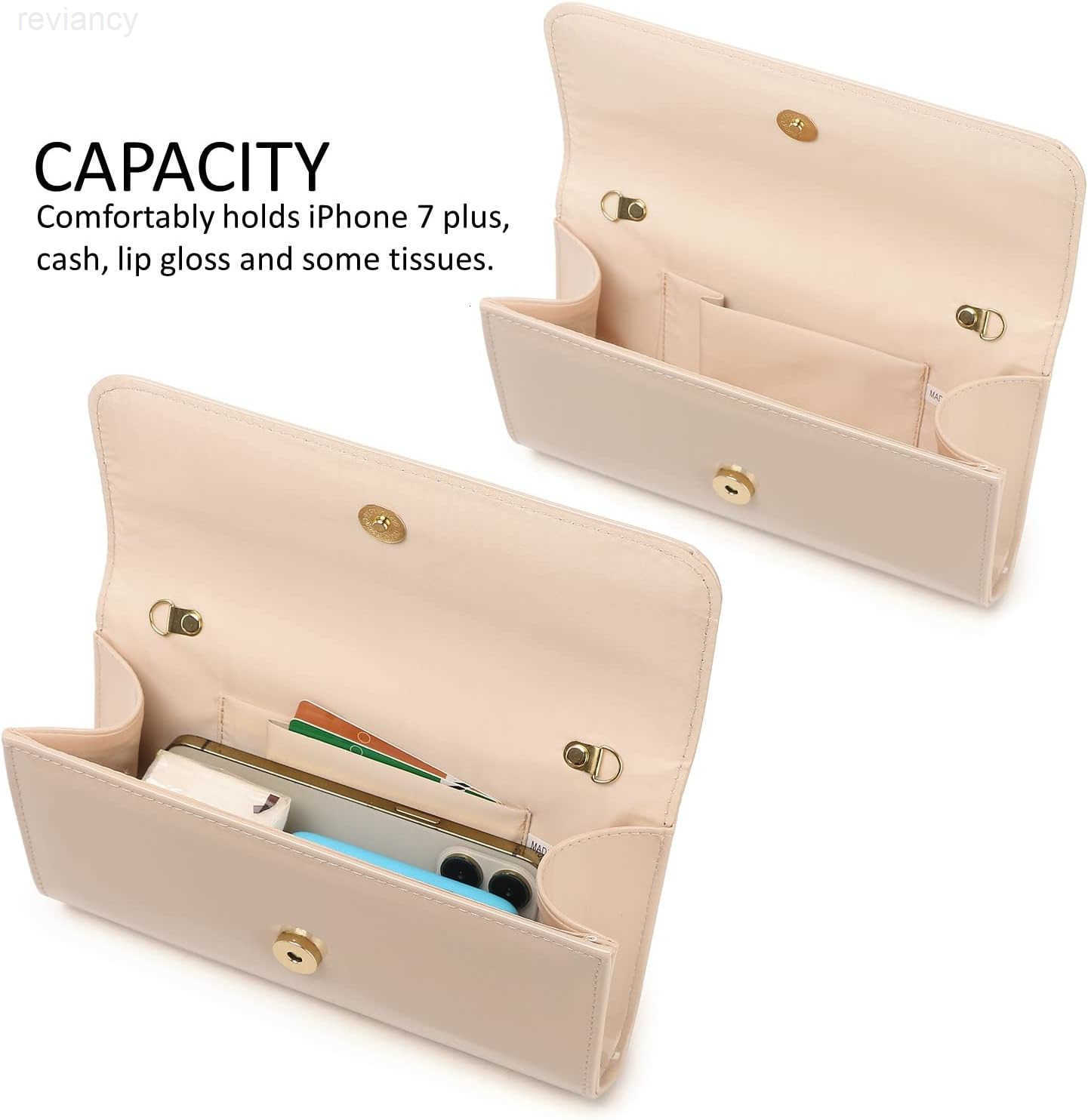 Leather Envelope Clutch Womens Evening Handbag Stylish Shoulder Bag Purse for Christmas Wedding Party PromW250908