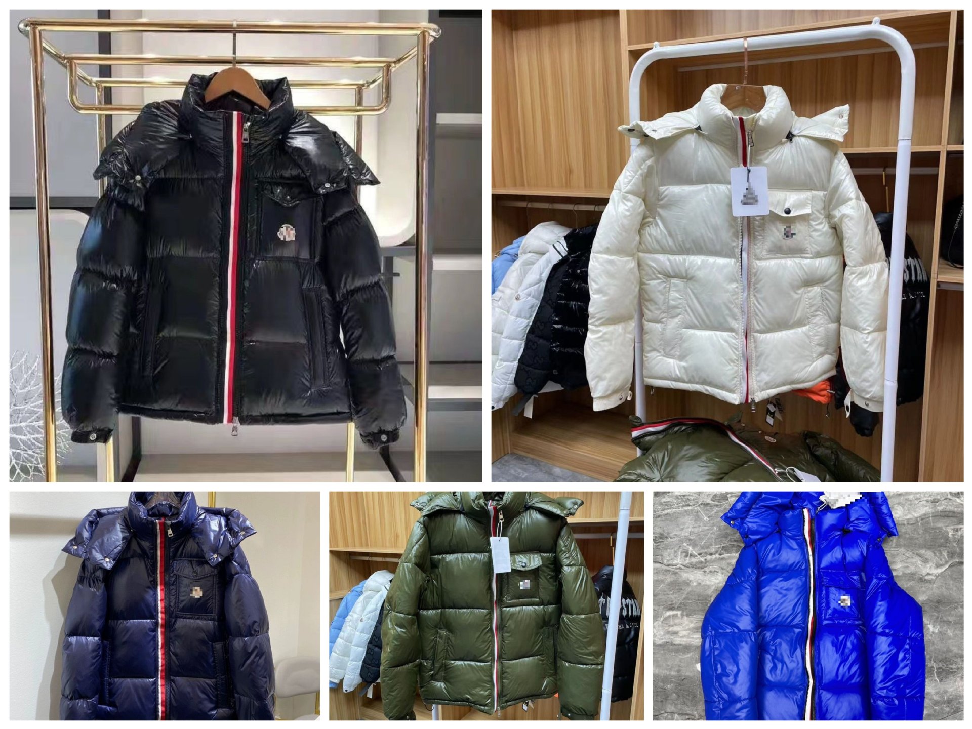 Designer Down Jackets winter Hooded puffer puffer jackets Parkas Slim Embroidered badge Womens Outerwear puffer Coats