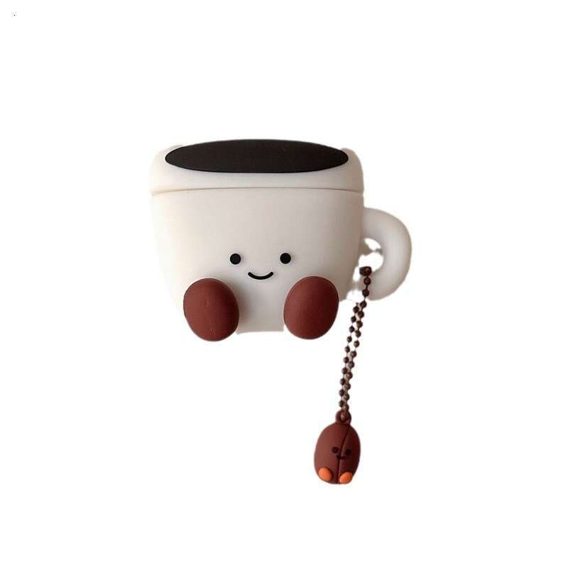 DHgargets Jellycat 3D Smiley Face Coffee Cup Compatible with 4/3 Earphone Protective Case Cover 2 Pro Third Generation Creative - view 6