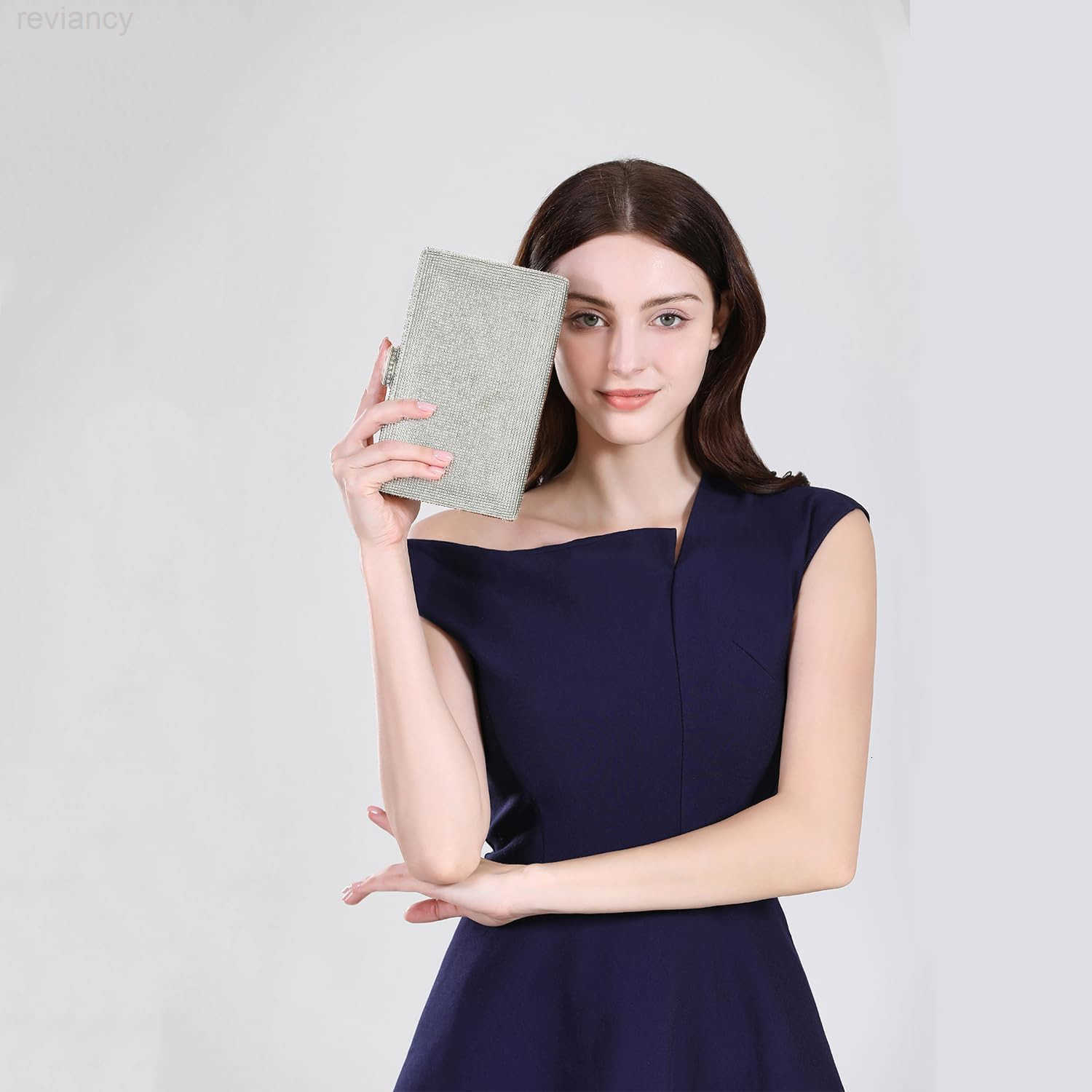 Womens Sparkling Clutch Purse Elegant Glitter Evening Bags Bling Evening Handbag for Dance Wedding Party Prom BrideW250908