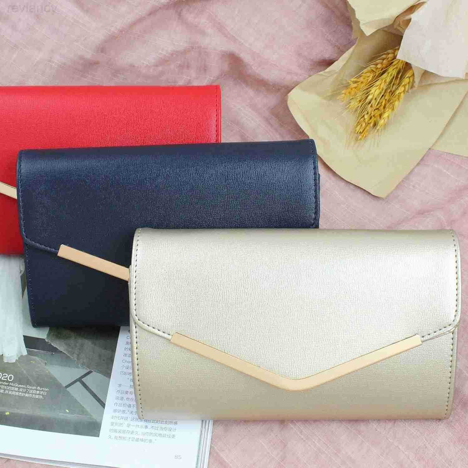 Clutch Purse Evening Bag for WomenEnvelope Handbag With Detachable ChainW250908