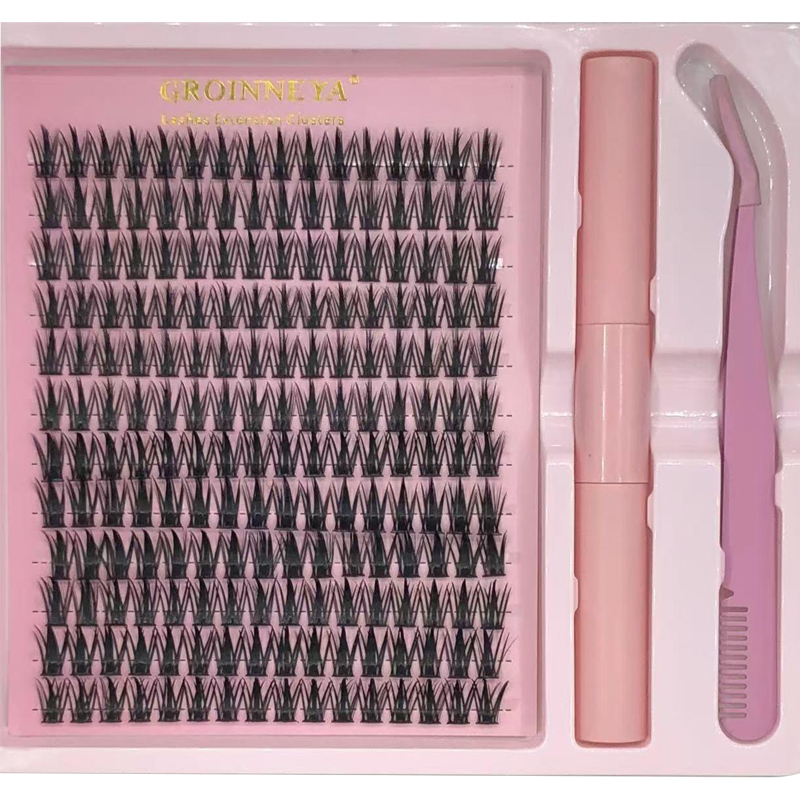 Fake Eyelash Set with Curly and Thick Hair Grafting DIY Eyelash Set