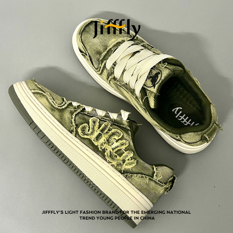 Jiffflydesigner Men's and women's hot Breathable Skateboarding Shoes - Casual, Comfortable, Four Seasons Style