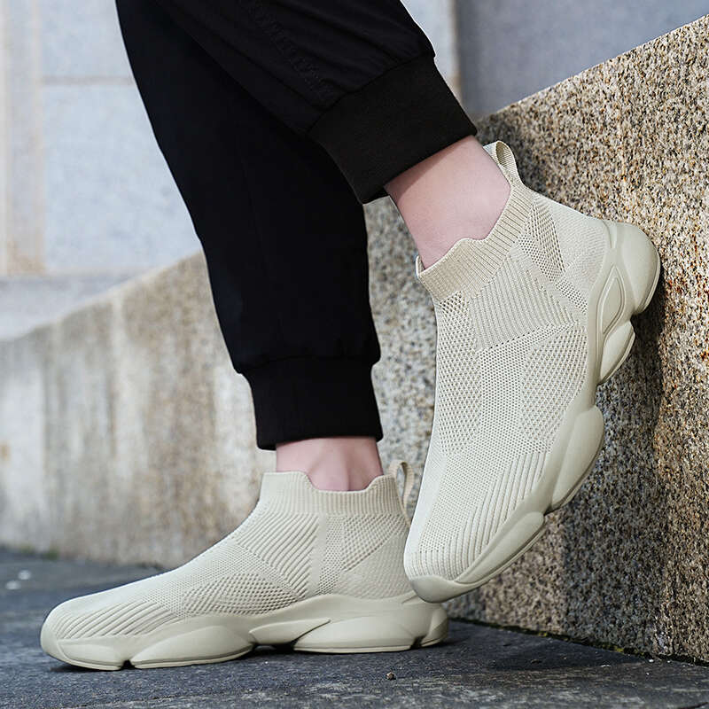 All Season Sock Shoes Outdoor Jogging Men's Sneakers Fashion soft comfortable breathable non slip wear resistant Male casual shoes