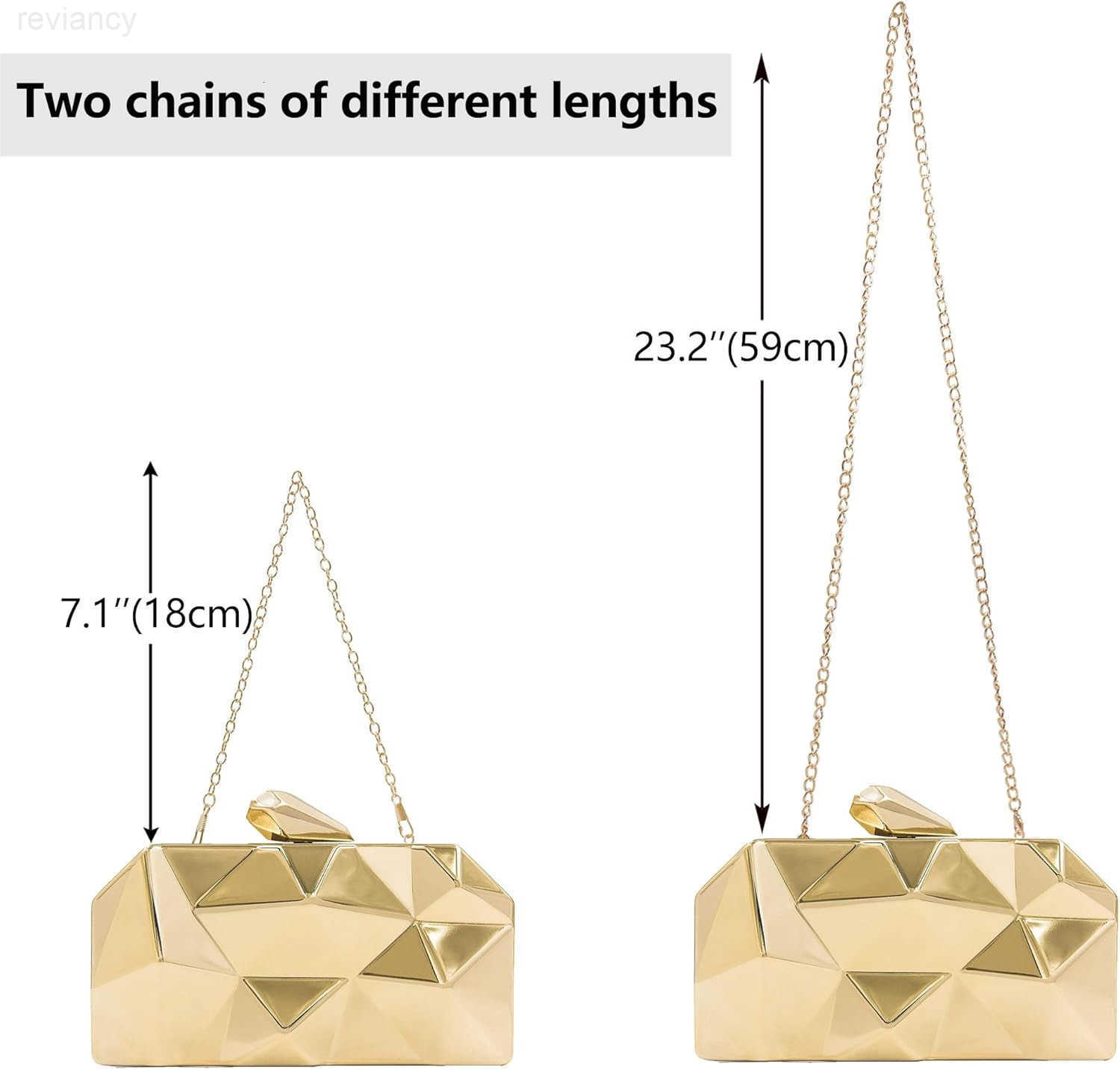 Womens Clutch Purses Metallic Bridal Party Geometric Evening Clutches Bags Cocktail Formal HandbagsW250908