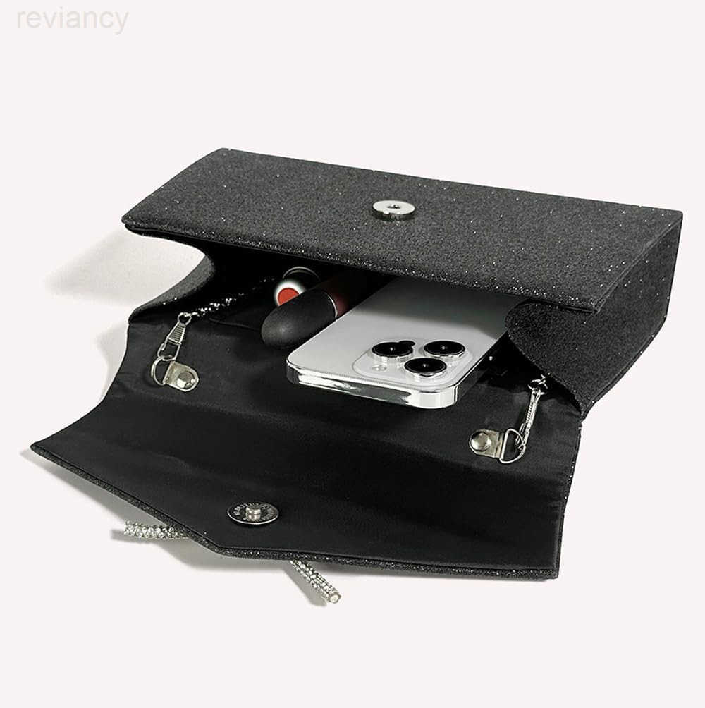 Womens Evening Bag Sparkly Bow Clutch Purse Wedding Party Purses Glitter Rhinestone Cocktail Prom HandbagsW250908