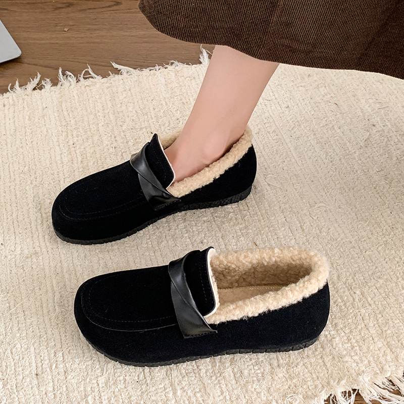 Winter Outdoor Cotton Casual Fashionable Warm Boots Comfortable and Non-slip Womens Home Slippers XW6.5