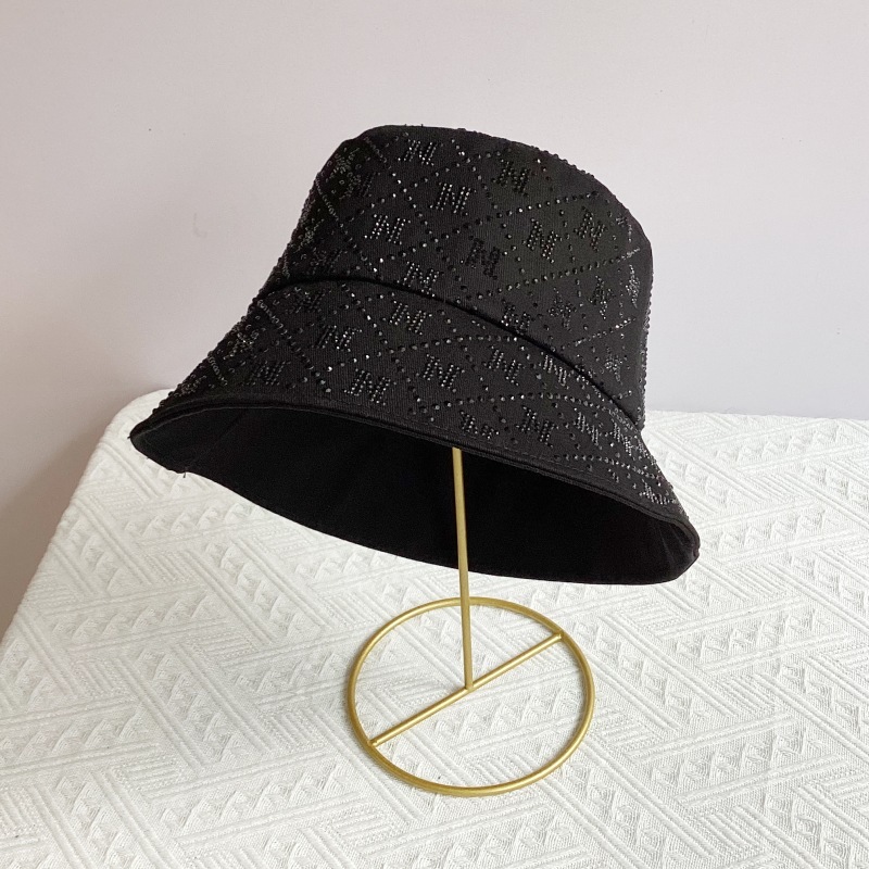 designer hat Ins spring summer sun luxury full rhinestone letter n fashion fisherman wide brim faceshielding small bucket hat hats for men mens cap