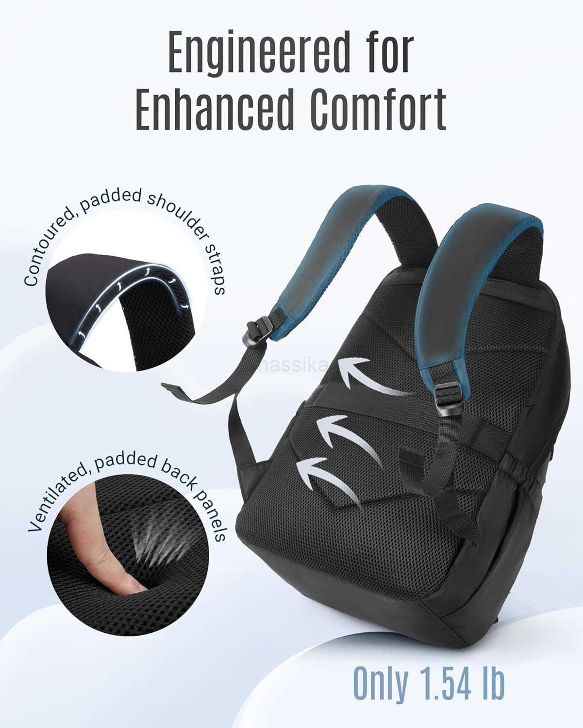 Womens Laptop Backpack Fit for 156 Inch for Travel Work Business College Large Capacity Stylish Bookbag with USB Port and WaterResistant for Daily M25