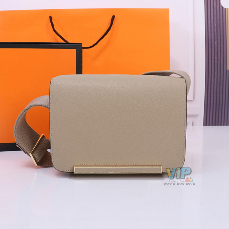 9A Premium Clog small bag Chevre leather Cross body women's lady Shoulder Bag Buckle lock Real leather Vintage Luxury Designer bag Full packaging