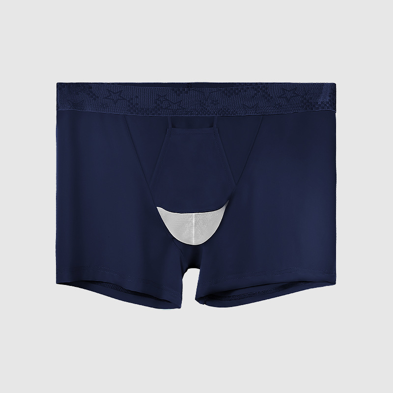 Mens breathable underwear penis bag open hole punching sexy and comfortable soft underwear Prolong sex time improved underwear 241112