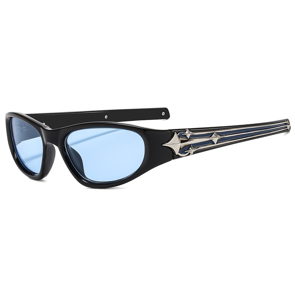 Designer Sunglasses For Women Men Sunglasses Outdoor Sports Sunglasses Personality Elliptical Trendy Sunglasses Oversized UV400 Eyewear