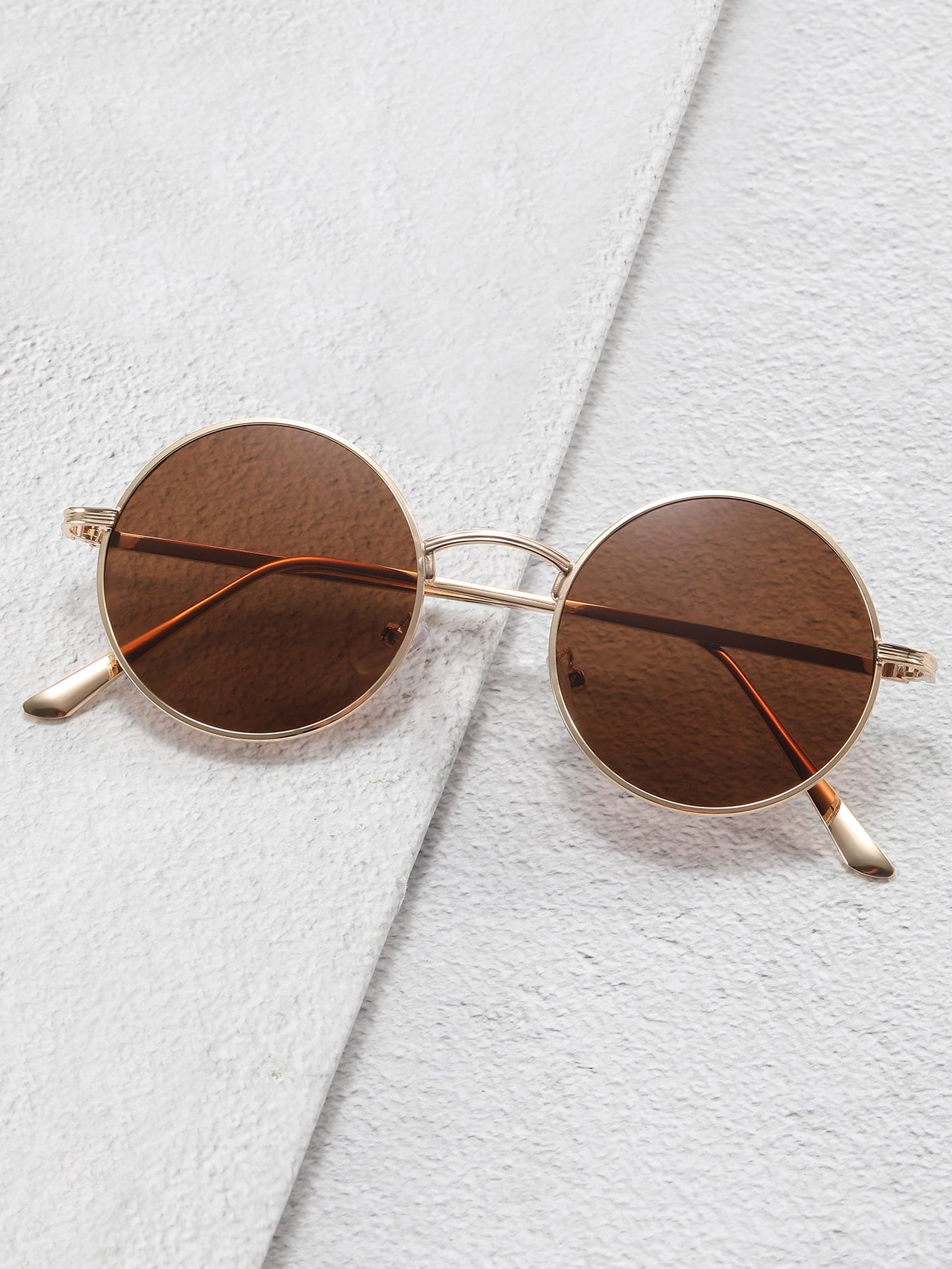 Multi-coloured retro round frame punk fashion men's sunglasses metal full frame fashion large frame metal sunglasses for travelling high-quality
