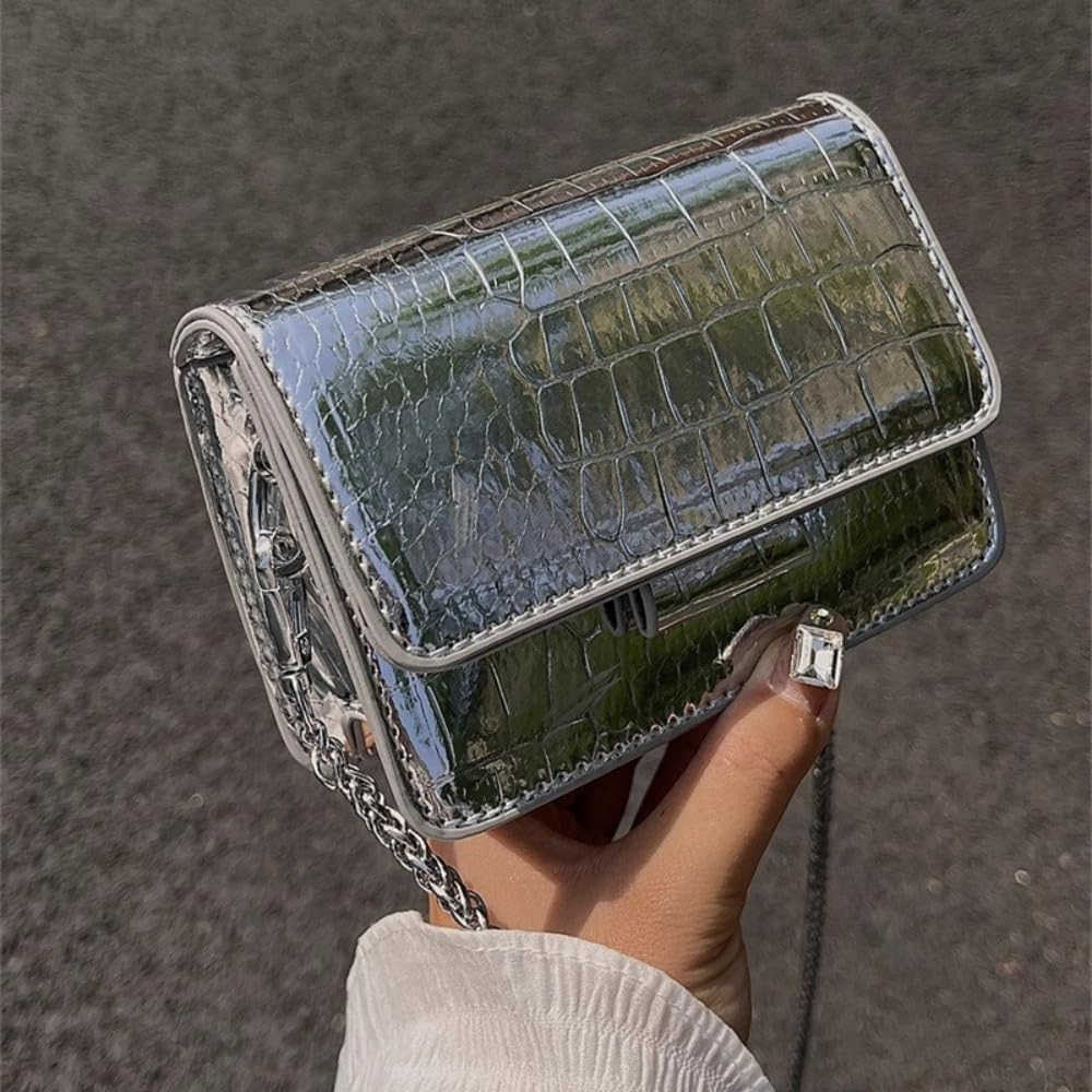 Crossbody Bags for Women Y2k Purse with Chain Strap Trendy Womens Evening HandbagsW250908