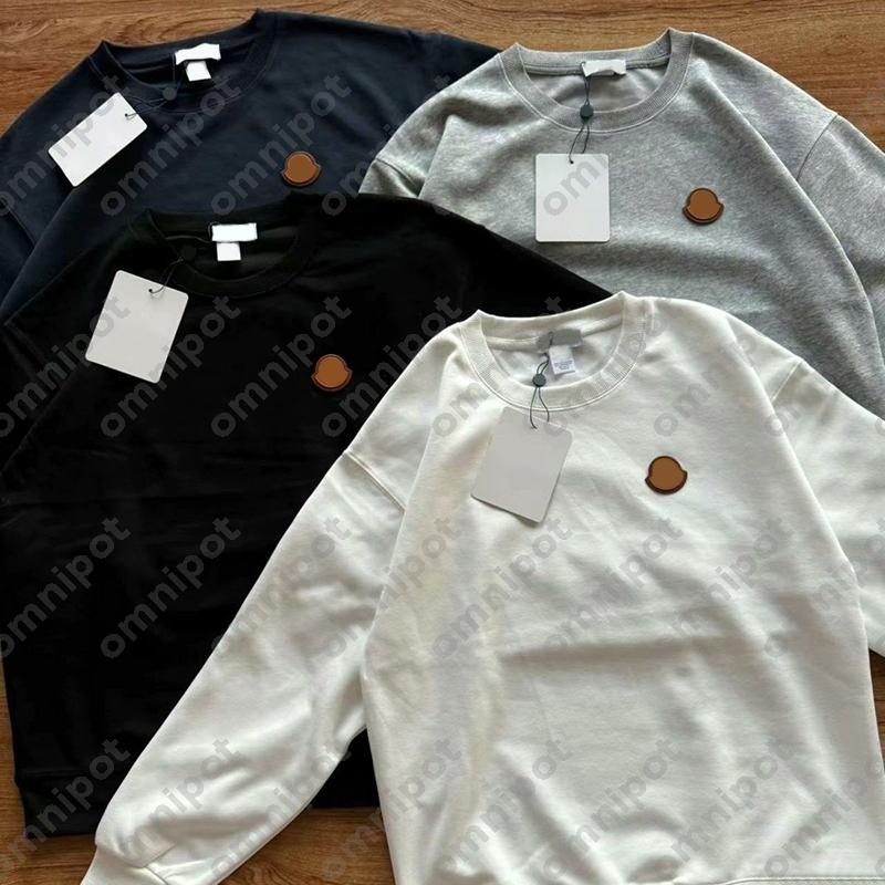 Classic Letter Cotton Pullover Hoodies Autumn Womens Embroidered Sweatshirt Winter Round Neck Thick Mens Jacket Loose Couple Long Sleeved Shirt S-3XL CSD2509081