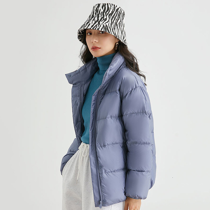 Solid Thicken Women Cotton Coat Long Sleeve Stand Collar Zipper Pocket Drawstring Female Coats 2023 Winter Casual Lady Outwer 231222