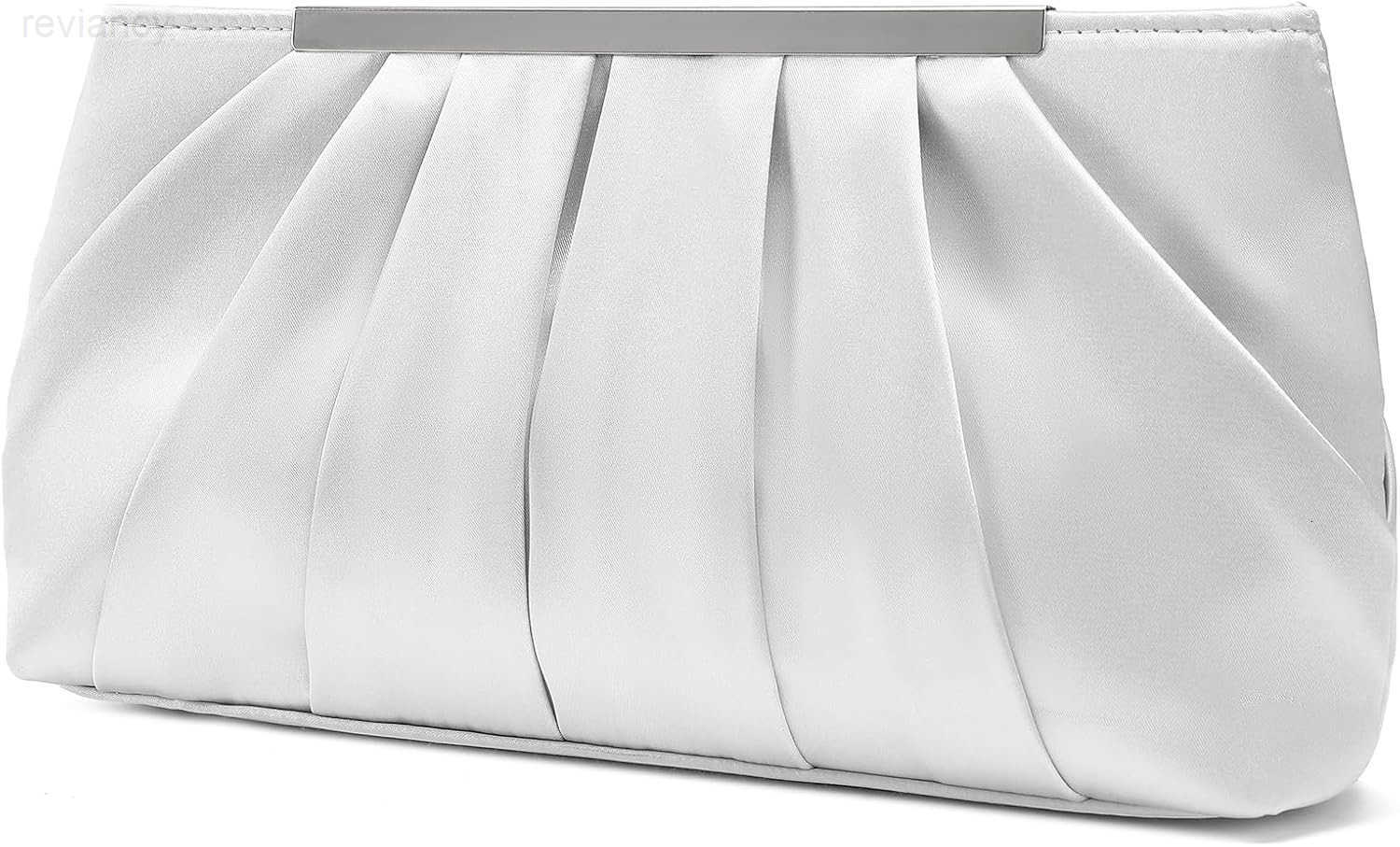 Clutch Purses for Women Evening Bag Elegant Pleated Satin Formal Handbag Simple Classy PurseW250908