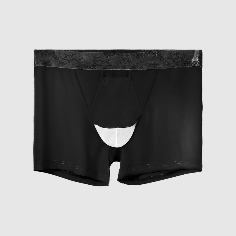 Mens breathable underwear penis bag open hole punching sexy and comfortable soft underwear Prolong sex time improved underwear 241112