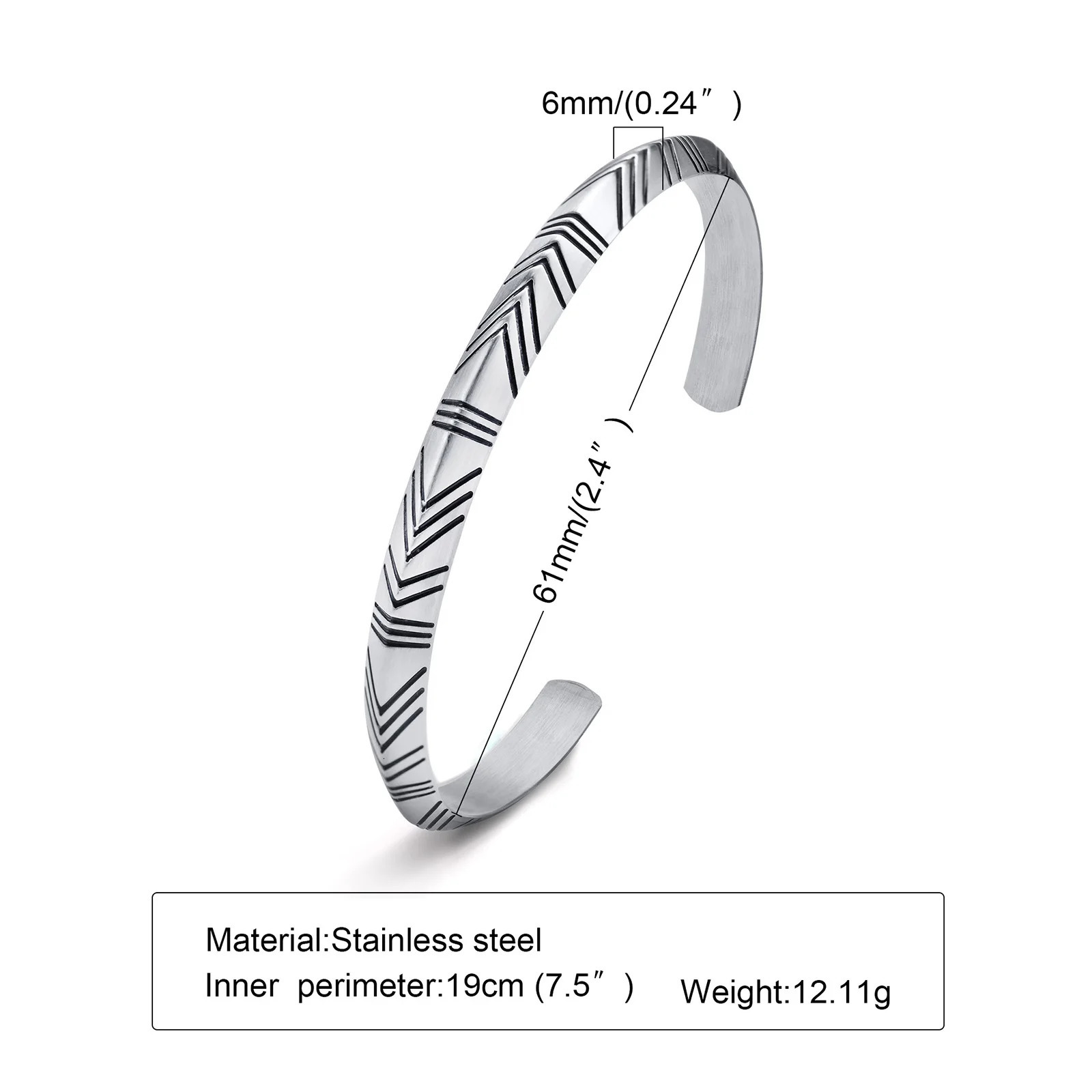 Viking Tribal Cuff Classic Norse Bracelet BangleMen BraceletStainless steel Celtic Style Cuff Bracelets250906