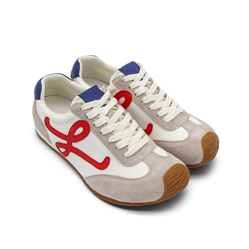 Free shipping summer and autumn bestsellers retro German training shoes genuine leather casual shoes trendy flat shoes as an alternative