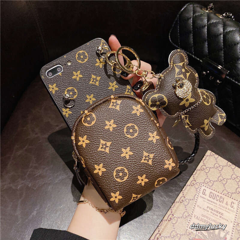 Trendy Brand Compatible Apple 15 Phone Case 13 Luxurious Small Flower Iphone 11 Crossbody Strap 12 Pro Max Zero ddmyLucky